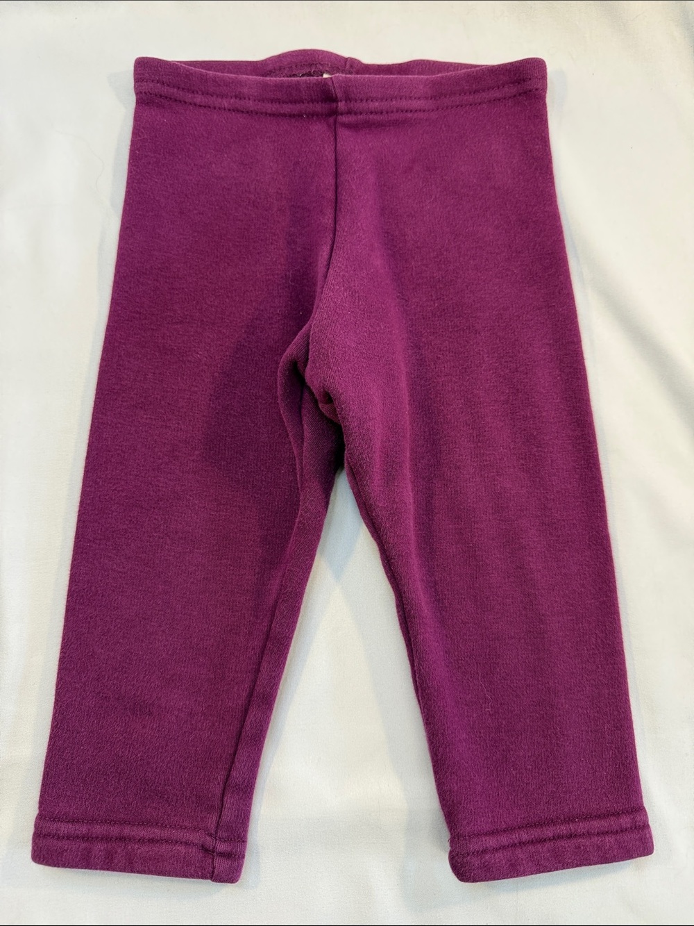 OshKosh B'gosh Plum Fleece Pull-On Leggings